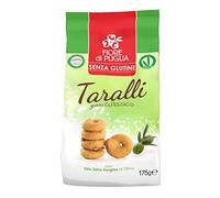 Fleur de pomme Taralli goût classique avec huile extra vierge d'olive sans gluten 175 g