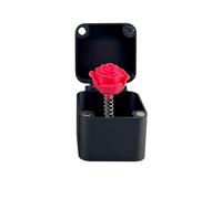Fleur de rose/cœur dans une boîte cadeau imprimée pop-up surprise pour les fêtes et les anniversaires de mariage Cadeau surprise Fleur rose