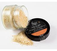 Fleur de sel de Trapani (Sicile) | Fleur de sel de mer intégrale | Fleur de sel aromatisée | 120g (Orange)