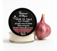 Fleur de Sel de Trapani (Sicile) - Sel Marin Intégral Aromatisé à l’Ail Rouge de Nubie - 120g - Artisanal & Naturel