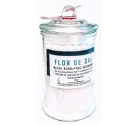 Fleur de sel. Exquis pour le nettoyage nasal, rituels de yoga. Meno contenu en sodium (32%) 300g