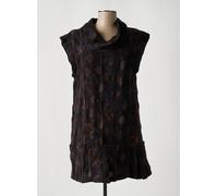 fleur de sel robes femme de couleur marron