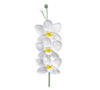 Fleur de simulation moderne élégante pour table de salle à manger, décoration de table, décoration d'intérieur, cadeau artificiel au crochet