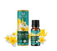 FLEUR DE TIARE - PARFUM MONOÏ & SYNERGIE D'HUILES ESSENTIELLES - 10 ml - 100% pure et naturelle - Mességué