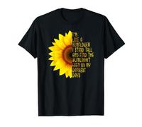 Fleur de Tournesol Jaune Sunshine Sunlight Cadeau pour Maman T-Shirt Graphique avec Valeur