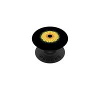 Fleur de Tournesol Jaune tie-Dye Groovy Hippie rétro bohème PopSockets PopGrip Adhésif