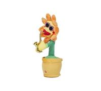Fleur de tournesol orange dansante en polyester - -