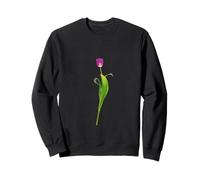 Fleur de Tulipe Violette réaliste Sweatshirt