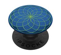 Fleur de Vie Géométrie Sacrée Art Science Universelle Ancienne PopSockets PopGrip Adhésif
