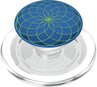 Fleur de Vie Géométrie Sacrée Art Science Universelle Ancienne PopSockets PopGrip pour MagSafe