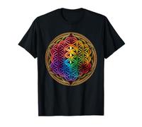 Fleur de Vie Géométrie Sacrée Chakra Méditation Yoga T-Shirt