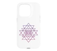 Fleur de Vie Tantra Hindou sri Yantra Coque pour iPhone 15 Pro