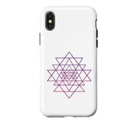 Fleur de Vie Tantra Hindou sri Yantra Coque pour iPhone X/XS