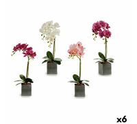 Fleur décorative Ibergarden A18124-50-2 Orchidée 14 x 51 x 18 cm (6 pièces)