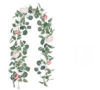 Fleur d'eucalyptus en soie pour décoration de cadre de mariage, décoration de maison, bureau, extérieur et continuité stylistique (15)