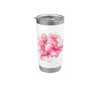 Fleur d'hibiscus hawaïen Maui Aloha Surfer Gobelet isotherme en acier inoxydable double paroi