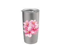 Fleur d'hibiscus hawaïen Maui Aloha Surfer Gobelet isotherme en acier inoxydable double paroi