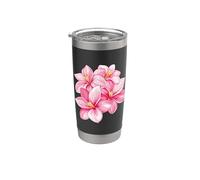 Fleur d'hibiscus hawaïen Maui Aloha Surfer Gobelet isotherme en acier inoxydable double paroi