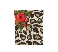 Fleur d'hibiscus léopard, Sac de Rangement pour Femmes, Portefeuille supérieur à Presser, Petit Porte-Monnaie, Pochette de Changement