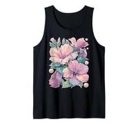 Fleur d'hibiscus Pastel Dreamy Bloomcore Tropical Floral Art Débardeur