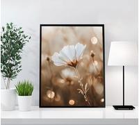 Fleur Diamond Painting Adulte, 5D Diamond Painting Paysage Broderie Diamant Kit Complet, DIY Loisirs Créatifs Adultes Mosaïque Artisanat pour Décoration Murale à la Maison, Cadeau Femme 30x40cm 2O0-96