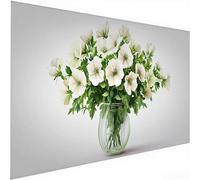 fleur Diamond Painting, bouteille Diamond Painting Adulte Enfant, Activité Manuelle Adulte Débutant, Mosaique Loisir Creatif, Point De Croix Cristal Diamond, Murale Maison Décoration 55x110cm W-435