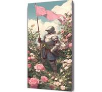 Fleur Diamond PaintingGuerrier Diamond Painting Adulte Grand Format 70x140cm Broderie Diamant Kit Complet, Point de Croix Loisirs Créatifs Adultes Peinture Diamant pour Décoration Intérieur db8-25l