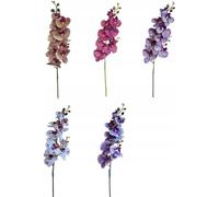 Fleur d'orchidée artificielle branche ornementale 100 cm