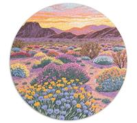 Fleur du désert Puzzle 1000 Pièces Jouet en Bois Cadeau Unique DécoRation Intérieure Vue Jeu Éduchatif Challenge Toy Adultes Et Enfants À Partir De 14 Ans 1000pcs (67.5x67.5cm)