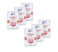Fleur du Jura - Lot 6x Farine T55 blé tendre 100% français - Fleur du Jura - paquet 1kg