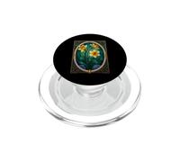 Fleur du Mois - Narcisse Dec., inspiré de l'art Nouveau PopSockets PopGrip pour MagSafe