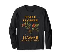 Fleur du territoire d'Hawaï : l'hibiscus kokio Manche Longue