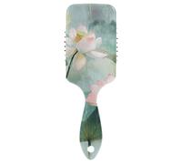 Fleur du Vietnam Beauté Fleurs d'été Brosse à cheveux peignée humide et sèche pour tous les types de cheveux avec poignée ergonomique cepillo para cabello rizado
