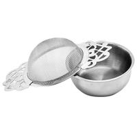 Fleur Edge Théière Infuseur à Thé Acier Inoxydable Feuilles de Café en Vrac Passoire à Thé Réutilisable Œuf en Maille Durabilité