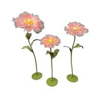 Fleur Geante Decoration EVA Fil de Soie Papillon Amour Fleur avec Support Flexible Cryptage À Quatre Couches Guide de Fleurs pour Mariage pour Saint-Valentin, Fête des Mères(Bright Pinks)
