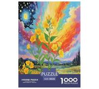 Fleur Honeysuckle 1000 Pièces Puzzle pour Adultes Jeux De Défi Familial Puzzle Anti-Stress Entraîner La Mémoire du Cerveau pour DécoRations Familiales 38x26cm/1000pcs