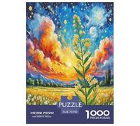Fleur Honeysuckle Puzzle 1000 Pièces Cadeau Unique Jeu Éducatif Défi Jouet À De Qualité Supérieure Peinture Art pour Adultes Enfants 70x50cm/1000pcs
