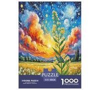 Fleur Honeysuckle Puzzle 1000 Pièces Cadeau Unique Jeu Éduchatif Challenge Toy À De Qualité Supérieure Peinture Art pour Adultes Et Enfants À Partir De 14 Ans 38x26cm/1000pcs