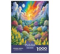 Fleur Honeysuckle Puzzle 1000 Pièces Cadeau Unique Jeu Éduchatif Défi Jouet À De Qualité Supérieure Peinture Art pour Adultes Enfants 70x50cm/1000pcs