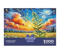 Fleur Honeysuckle Puzzle 1000 Pièces Educa Jouet en Bois Jeu D'Intelligence Décoration Intérieure Jeu Éduchatif Challenge Toy Adultes & Enfants des 14 Ans 70x50cm/1000pcs