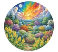 Fleur Honeysuckle Puzzles 1000 Pieces Cadeau Unique Jeu Éduchatif Défi Jouet À De Qualité Supérieure Peinture Art pour Adultes Et Enfants 1000pcs (67.5x67.5cm)