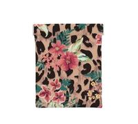 Fleur Léopard Vintage Imprimée, Sac de Rangement pour Femmes, Portefeuille supérieur à Presser, Petit Porte-Monnaie, Pochette de Changement
