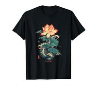 Fleur Lotus coréenne en esthétique Kpop Vaporwave T-Shirt Graphique avec Valeur