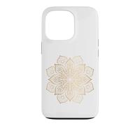 Fleur Mandala Yoga Praticien Enseignant Symbole Tenue Yogi Coque pour iPhone 13 Pro