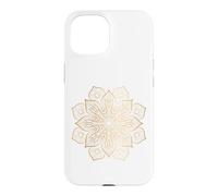 Fleur Mandala Yoga Praticien Enseignant Symbole Tenue Yogi Coque pour iPhone 15