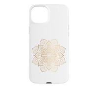 Fleur Mandala Yoga Praticien Enseignant Symbole Tenue Yogi Coque pour iPhone 15 Plus