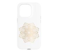 Fleur Mandala Yoga Praticien Enseignant Symbole Tenue Yogi Coque pour iPhone 15 Pro