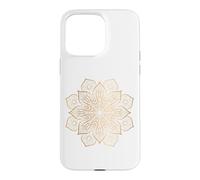 Fleur Mandala Yoga Praticien Enseignant Symbole Tenue Yogi Coque pour iPhone 15 Pro Max
