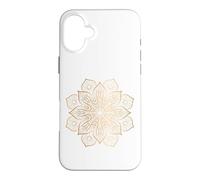 Fleur Mandala Yoga Praticien Enseignant Symbole Tenue Yogi Coque pour iPhone 16 Plus