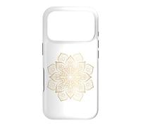 Fleur Mandala Yoga Praticien Enseignant Symbole Tenue Yogi Coque pour iPhone 17 Pro
